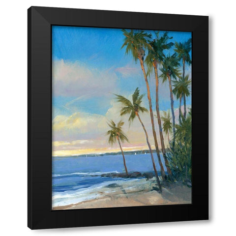 Tropical Breeze I Black Modern Wood Framed Art Print by OToole, Tim