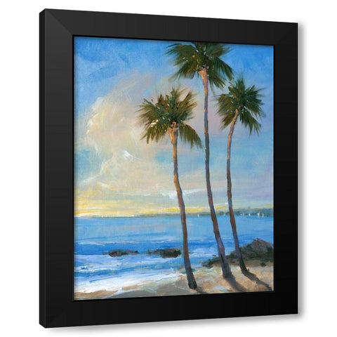 Tropical Breeze II Black Modern Wood Framed Art Print by OToole, Tim