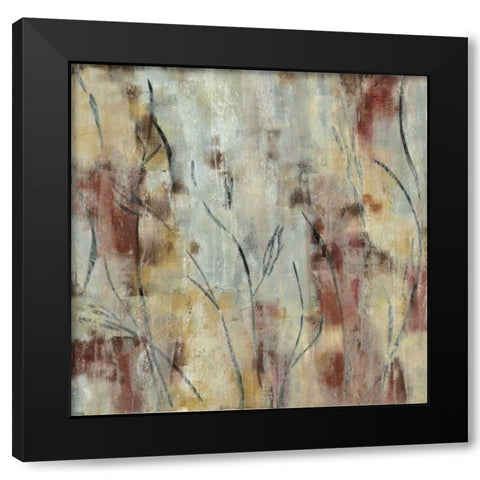 Autumn Harvest II Black Modern Wood Framed Art Print by Vision Studio