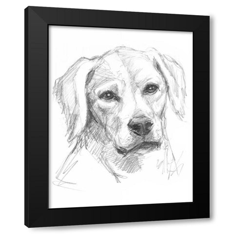 Constant Companion I Black Modern Wood Framed Art Print with Double Matting by Harper, Ethan