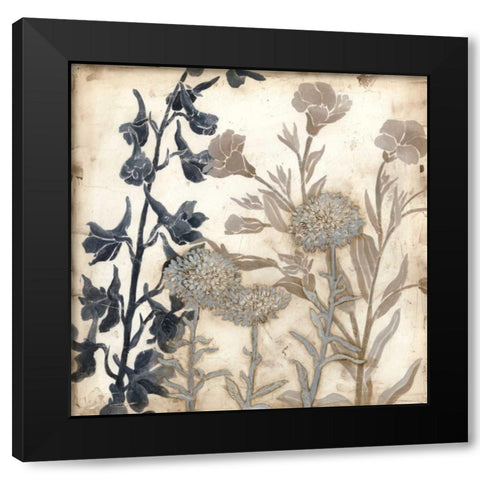 Bloom Shadows I Black Modern Wood Framed Art Print with Double Matting by Meagher, Megan