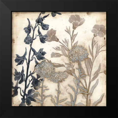 Bloom Shadows I Black Modern Wood Framed Art Print by Meagher, Megan