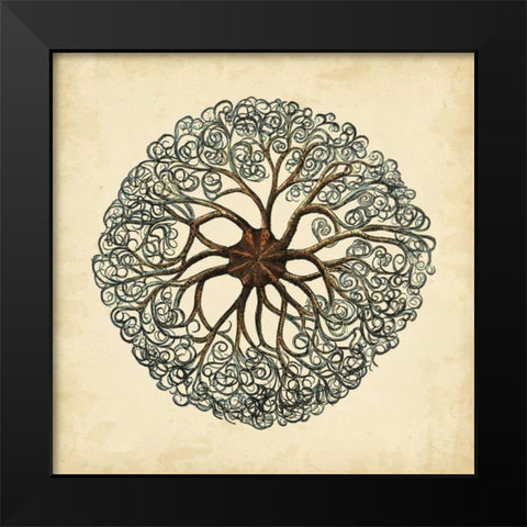 Gems of the Sea II Black Modern Wood Framed Art Print by Vision Studio