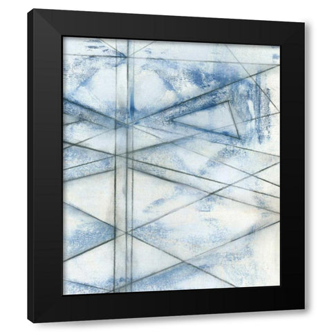 Cloud Spectrum II Black Modern Wood Framed Art Print with Double Matting by Goldberger, Jennifer