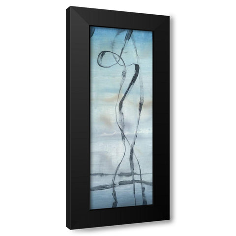 Whale Songs II Black Modern Wood Framed Art Print with Double Matting by Goldberger, Jennifer