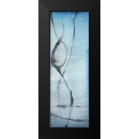 Whale Songs III Black Modern Wood Framed Art Print by Goldberger, Jennifer