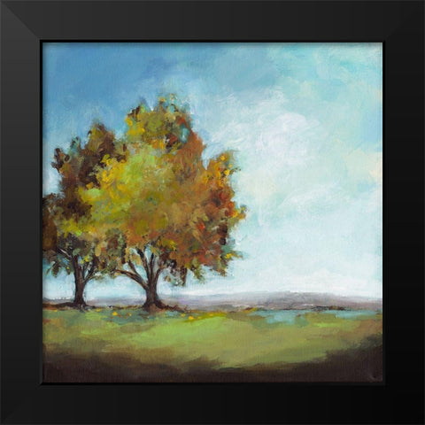 Waiting For Fall I Black Modern Wood Framed Art Print by Long, Christina