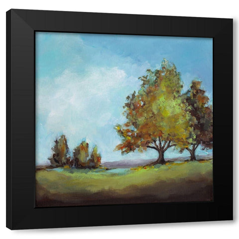 Waiting For Fall II Black Modern Wood Framed Art Print by Long, Christina