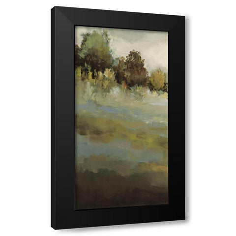 The Trail of Her Heart I Black Modern Wood Framed Art Print by Long, Christina