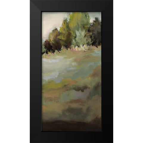 The Trail of Her Heart II Black Modern Wood Framed Art Print by Long, Christina