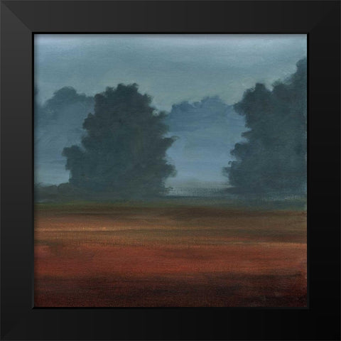 Early Morning Mist II Black Modern Wood Framed Art Print by Harper, Ethan