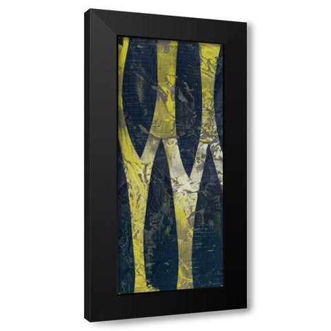 Exclusion I Black Modern Wood Framed Art Print by Goldberger, Jennifer