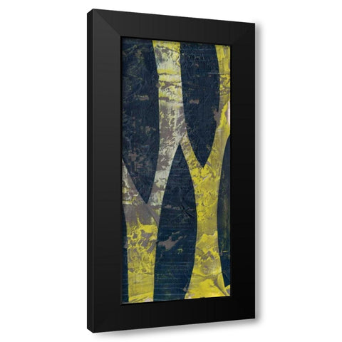 Exclusion II Black Modern Wood Framed Art Print with Double Matting by Goldberger, Jennifer