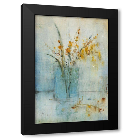 Blue Container II Black Modern Wood Framed Art Print by OToole, Tim