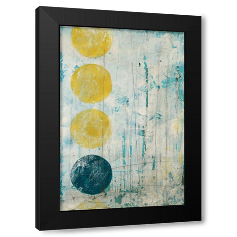Phase Shift I Black Modern Wood Framed Art Print with Double Matting by Vess, June Erica