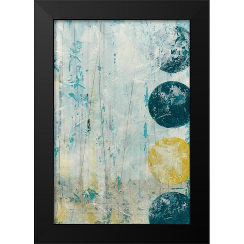 Phase Shift II Black Modern Wood Framed Art Print by Vess, June Erica