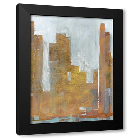 Urban Dawn I Black Modern Wood Framed Art Print by Fagalde, Jarman