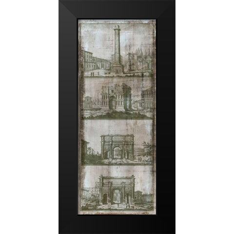 Architectural Survey I Black Modern Wood Framed Art Print by Vision Studio
