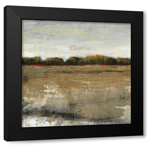 Pastoral I Black Modern Wood Framed Art Print with Double Matting by OToole, Tim