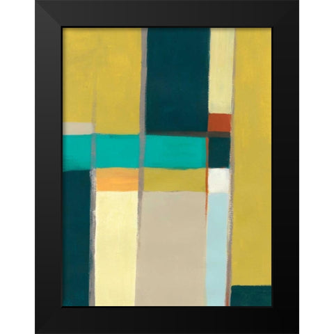 Urban Reflections I Black Modern Wood Framed Art Print by Vess, June Erica