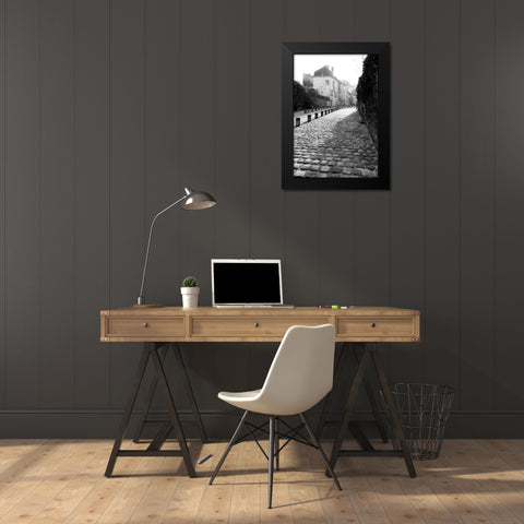 Parisian Walkway II Black Modern Wood Framed Art Print by DeNardo, Laura