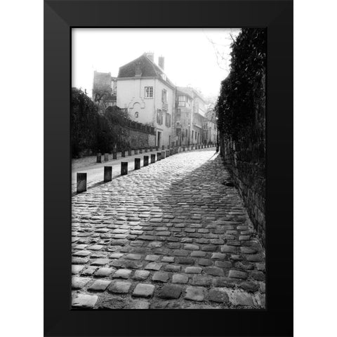 Parisian Walkway II Black Modern Wood Framed Art Print by DeNardo, Laura
