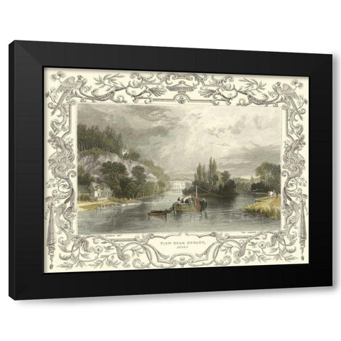 View Near Hurley Black Modern Wood Framed Art Print by Tombleson