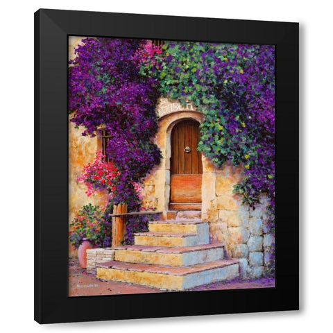 Le Grange Black Modern Wood Framed Art Print by Swanson, Michael