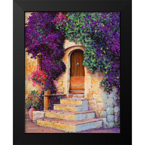 Le Grange Black Modern Wood Framed Art Print by Swanson, Michael