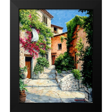 In the Alpes-Maritime, Provence Black Modern Wood Framed Art Print by Swanson, Michael