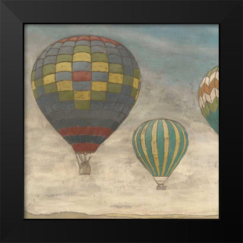 Up in the Air I Black Modern Wood Framed Art Print by Meagher, Megan
