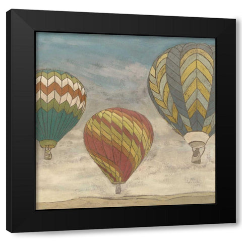Up in the Air II Black Modern Wood Framed Art Print with Double Matting by Meagher, Megan