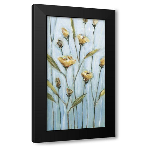 Stepping Out Black Modern Wood Framed Art Print with Double Matting by Long, Christina
