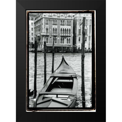 Waterways of Venice III Black Modern Wood Framed Art Print by DeNardo, Laura