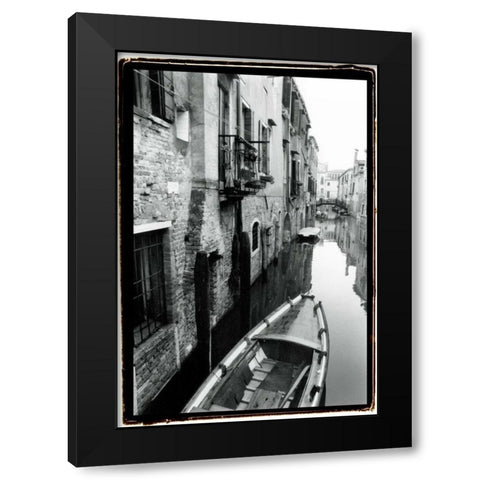 Waterways of Venice V Black Modern Wood Framed Art Print with Double Matting by DeNardo, Laura