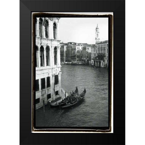 Waterways of Venice VI Black Modern Wood Framed Art Print by DeNardo, Laura