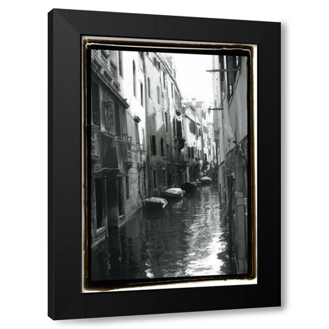 Waterways of Venice VII Black Modern Wood Framed Art Print with Double Matting by DeNardo, Laura