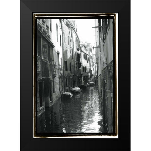 Waterways of Venice VII Black Modern Wood Framed Art Print by DeNardo, Laura