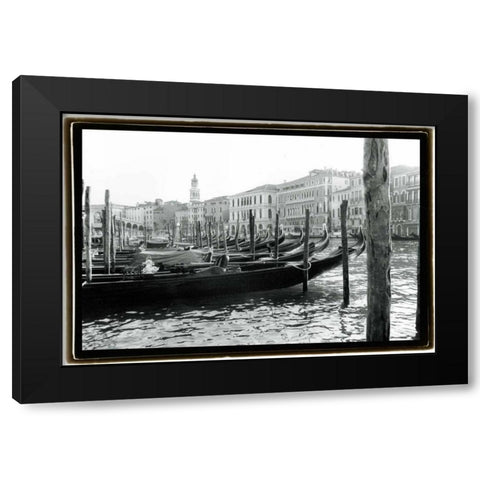 Waterways of Venice IX Black Modern Wood Framed Art Print by DeNardo, Laura