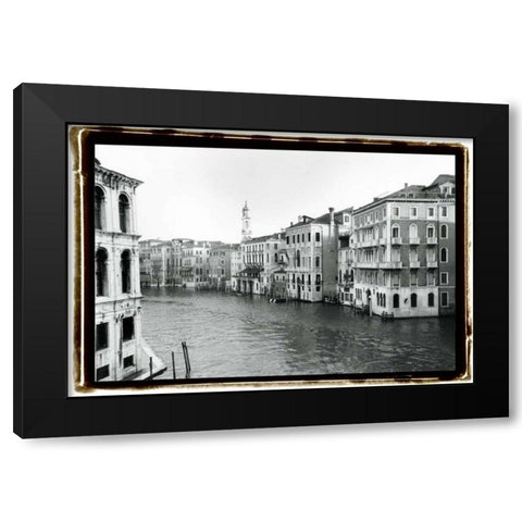 Waterways of Venice XII Black Modern Wood Framed Art Print with Double Matting by DeNardo, Laura