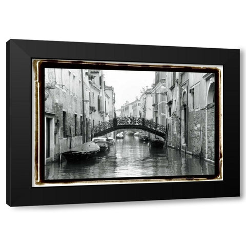 Waterways of Venice XVII Black Modern Wood Framed Art Print with Double Matting by DeNardo, Laura