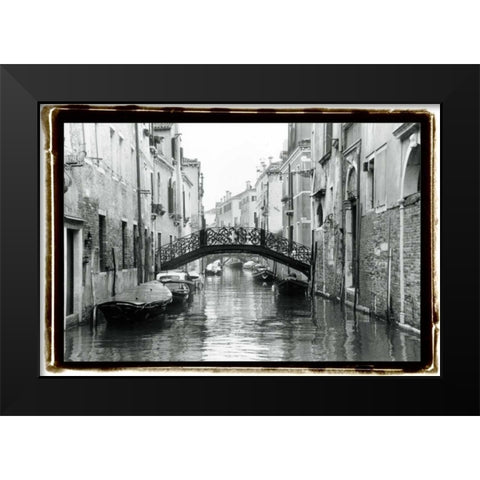 Waterways of Venice XVII Black Modern Wood Framed Art Print by DeNardo, Laura