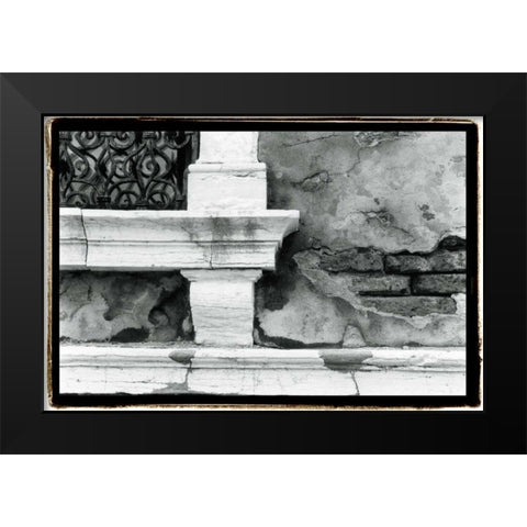 A Venetian Stroll III Black Modern Wood Framed Art Print by DeNardo, Laura