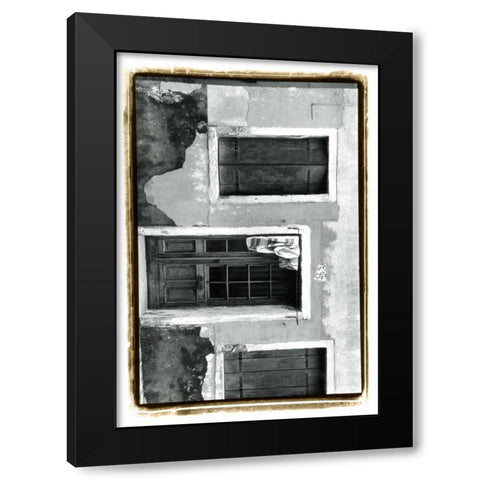 The Doors of Venice VII Black Modern Wood Framed Art Print by DeNardo, Laura
