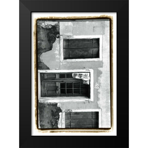 The Doors of Venice VII Black Modern Wood Framed Art Print by DeNardo, Laura