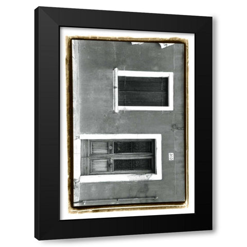 The Doors of Venice VIII Black Modern Wood Framed Art Print with Double Matting by DeNardo, Laura