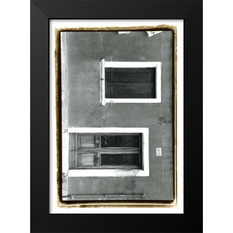 The Doors of Venice VIII Black Modern Wood Framed Art Print by DeNardo, Laura