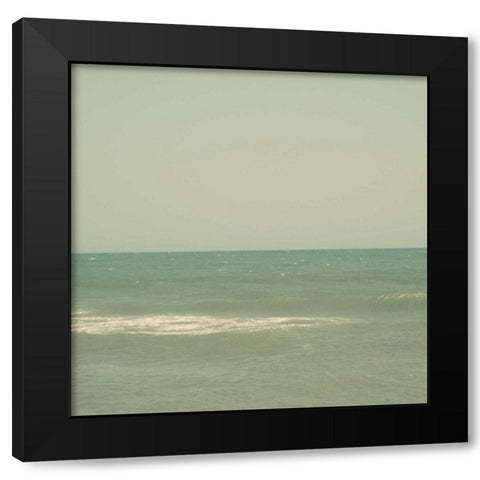 Carolina Beach I Black Modern Wood Framed Art Print with Double Matting by Ludwig, Alicia