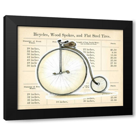 Lets Go For a Spin I Black Modern Wood Framed Art Print with Double Matting by Goldberger, Jennifer