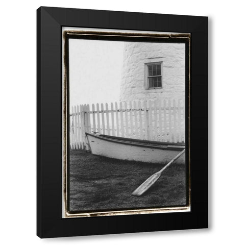 Ready For The Tide Black Modern Wood Framed Art Print with Double Matting by DeNardo, Laura